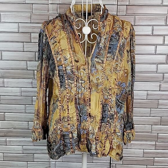 Piano long sleeved top Size S - Picture 1 of 13